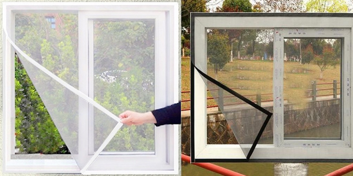 velcro mesh windows